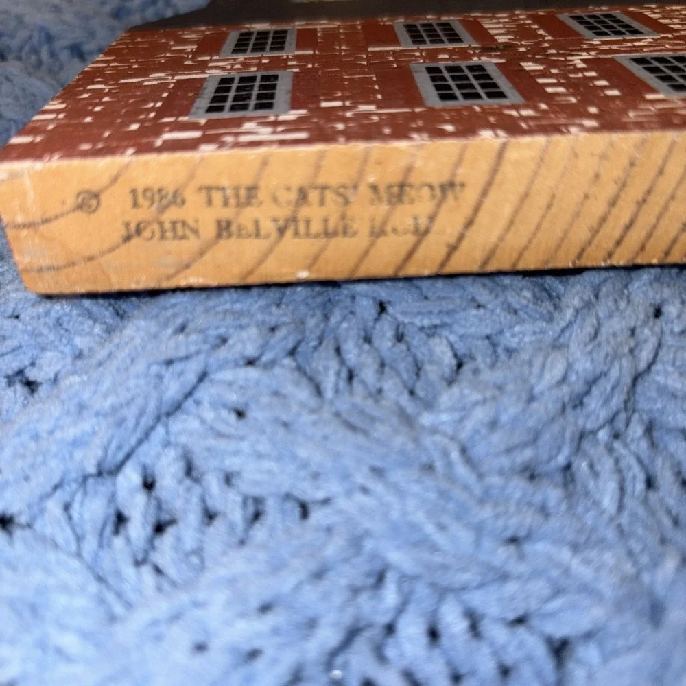CAT'S MEOW JOHN BELVILLE HOUSE. Signed 1987.